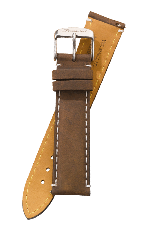 Fromanteel Vintage Leer Horlogeband Bruin