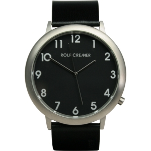 Rolf Cremer Jumbo II 492018 Horlogeband Zwart Leer 24mm 