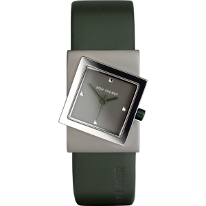 Rolf Cremer Turn 492308 Horlogeband Donker Groen Leer 22mm