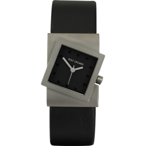 Rolf Cremer Turn 492350 Horlogeband Zwart Leer 22mm