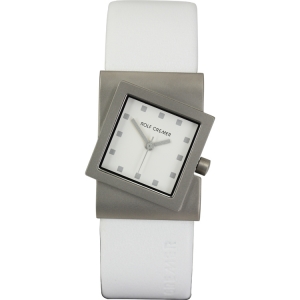 Rolf Cremer Turn 492351 Horlogeband Wit Leer 22mm