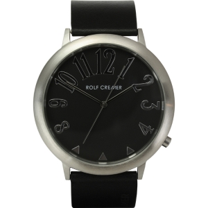 Rolf Cremer Jumbo II 495103 Horlogeband Zwart Leer 24mm