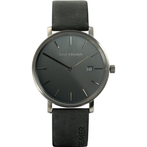 Rolf Cremer "Flat 38" 501507 Horlogeband Grijs Blauw Leer 18mm