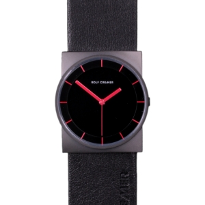 Rolf Cremer Concepta 505601 Horlogeband Zwart Leer 26mm