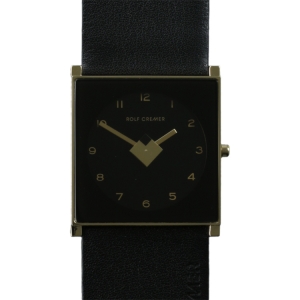 Rolf Cremer Cube 506001 Horlogeband Zwart Leer 32mm