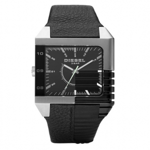 Diesel DZ1397 Horlogeband Zwart Leer 