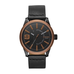 Diesel DZ1841 Horlogeband Zwart Leer 