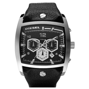Diesel DZ4183 Horlogeband Zwart Leer 