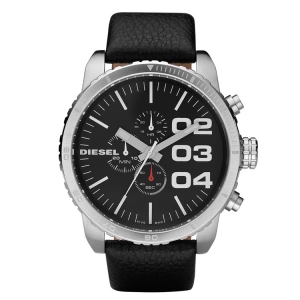 Diesel DZ4208 Horlogeband Zwart Leer 