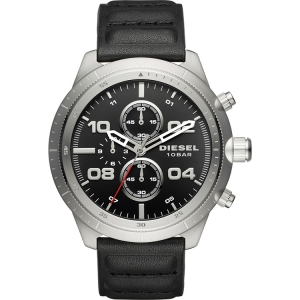 Diesel DZ4439 Horlogeband Zwart Leer