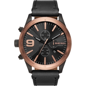 Diesel DZ4445 Horlogeband Zwart Leer 