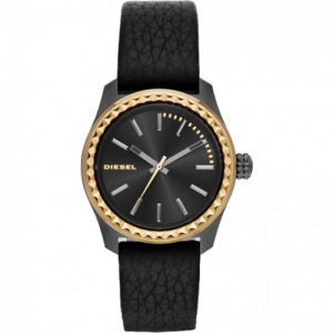 Diesel DZ5408 Horlogeband Zwart Leer 