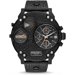 Diesel DZ7354 Horlogeband Zwart Leer 