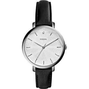 Fossil ES3865 Horlogeband Zwart Leer 