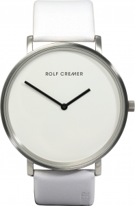 Rolf Cremer "Flat 45" 501308 Horlogeband Wit Leer 22mm