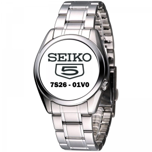 Seiko 5 Horlogeband 7S26-01V0 Type 2 Roestvrij Staal 18mm