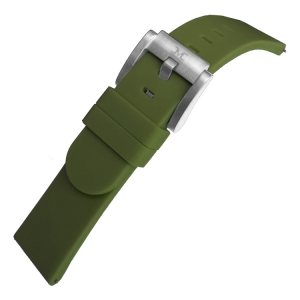 Marc Coblen / TW Steel Silicone Horlogeband Legergroen 22mm