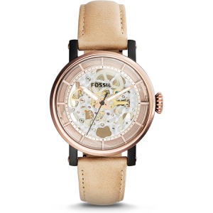 Fossil ME3079 Horlogeband Beige Leer 