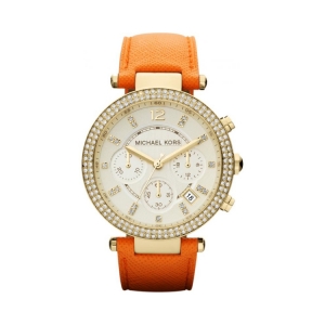 Michael Kors MK2279 Horlogeband Oranje Leer 