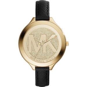 Michael Kors MK2392 Horlogeband Zwart Leer