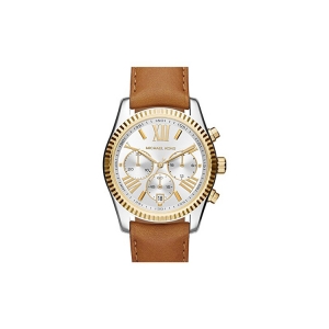 Michael Kors MK2420 Horlogeband Bruin Leer 