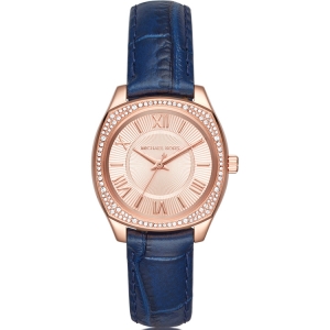 Michael Kors MK2593 Horlogeband Blauw Leer