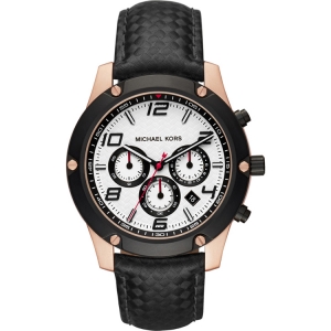 Michael Kors MK8489 Horlogeband Zwart Leer 