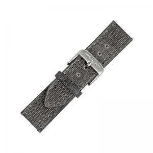 Paul Hewitt Canvas Horlogeband Grijs met Stalen Gesp 20mm