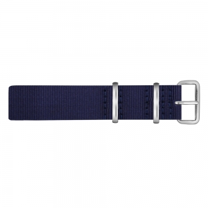 Paul Hewitt NATO Horlogeband Marineblauw met Stalen Gesp 20mm