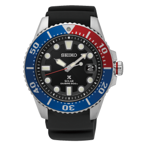 Seiko Prospex Horlogeband SNE439 Zwart Rubber 20mm