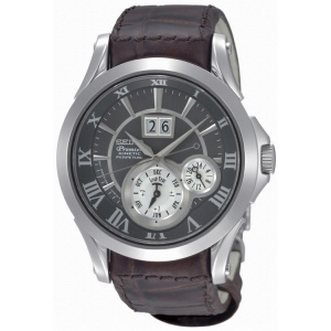 Seiko Premier Horlogeband SNP025P1 Bruin Leer