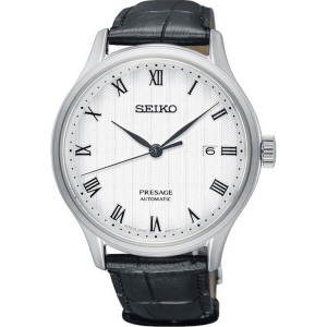 Seiko Presage Automatic Horlogeband SRPC83 Zwart Leer