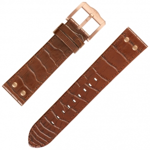 TW Steel Slim Line Horlogebandje TW1303, TW1304, TW1305, TW1308, TW1309 - Cognac 22mm