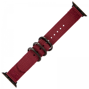 Apple Watch Two Piece NATO Nylon Horlogeband Bordeaux