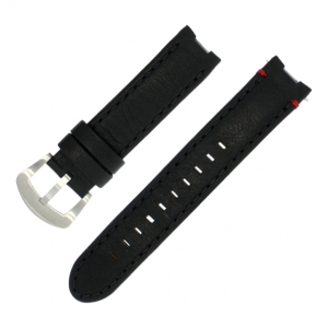 Buddha to Buddha Horlogeband voor Accelerator BTB.F.R 39mm Horloges - Zwart Leer 18mm
