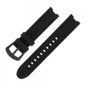 Buddha to Buddha Horlogeband voor Accelerator BTB.F.R 39mm Horloges - Zwart Rubber 18mm