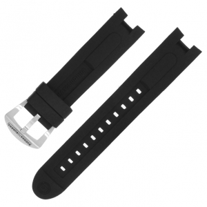 Buddha to Buddha Horlogeband voor Aquatic Explorer BTB.M.D 46mm Horloges - Zwart Rubber 21mm