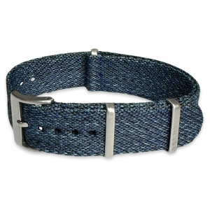 Denim Blue Tweed Like Nylon NATO G10 Military Strap