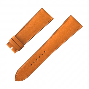 Originele Hermes Horlogeband Oranje Kalfsleer 23/17 mm