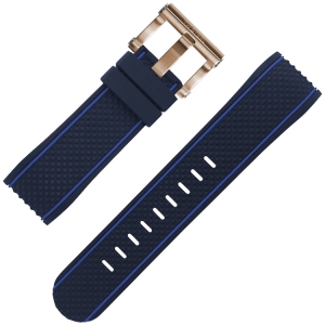 TW Steel Horlogebandje TS3 Blauw Rubber 24mm
