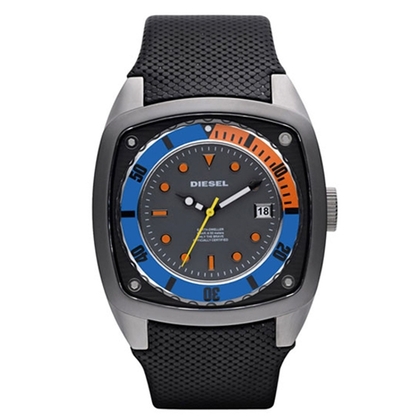 Diesel DZ1490 Horlogeband Zwart Leer 