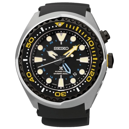 Seiko Prospex Horlogeband SUN021P1 Zwart Rubber