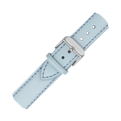 Paul Hewitt Lederen Horlogeband Lichtblauw met Stalen Gesp 20mm