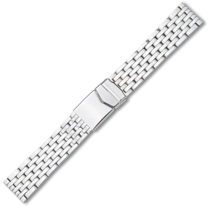 Schakel Horlogeband met Vouwsluiting Roestvrij Staal