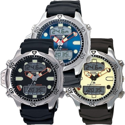 Citizen Promaster Aqualand JP1010-00 Horlogeband Zwart - 20mm
