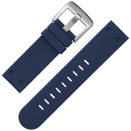 TW Steel Horlogebandje Donkerblauw Rubber 24mm