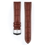 Hirsch Modena Horlogebandje Alligatorgrain Cognac