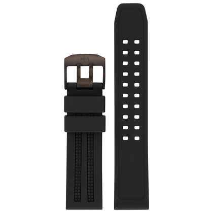 Luminox 8050 8150 8250 8350 Series Horlogeband Zwart Rubber 23mm - FP.8050.20B