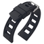 ISOfrane Style Horlogebandje Silicone Rubber Zwart