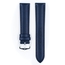Hirsch Kansas Horlogebandje Buffelgrain Blauw - 16mm